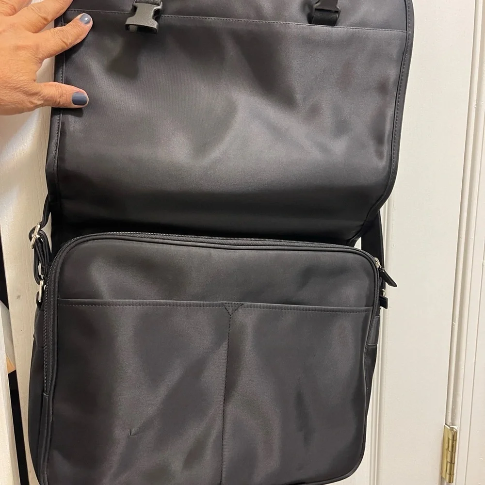 GUESS Black Nylon Exterior Laptop Bags in new conditions